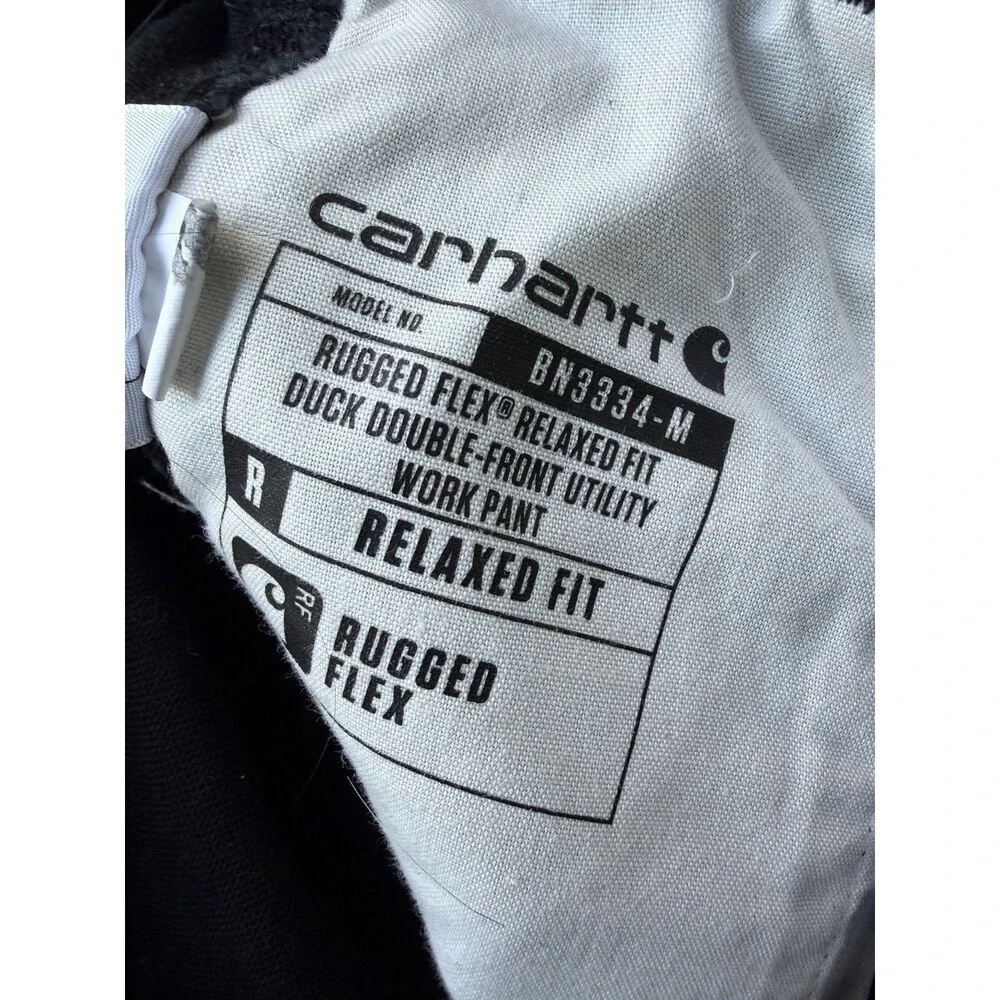 Tie Dyed Black Denim Size 32 X 32 Custom Carhartt Duck Jeans 1 Of 1 Streetwear